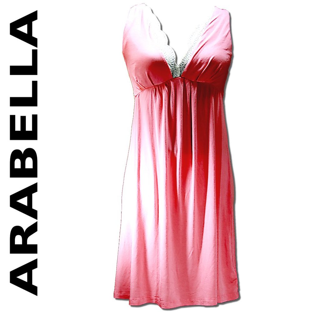 3 for $15 SALE! MED ARABELLA Salmon Chemise Gown